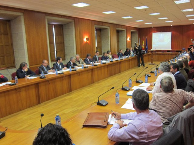 Reunión del Consello Forestal en el que se presenta el Pladiga 2013