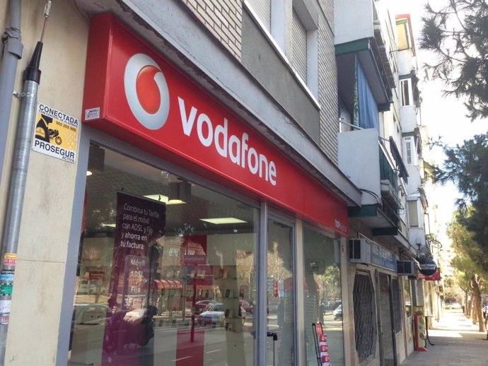 Tienda de telefonía de Vodafone