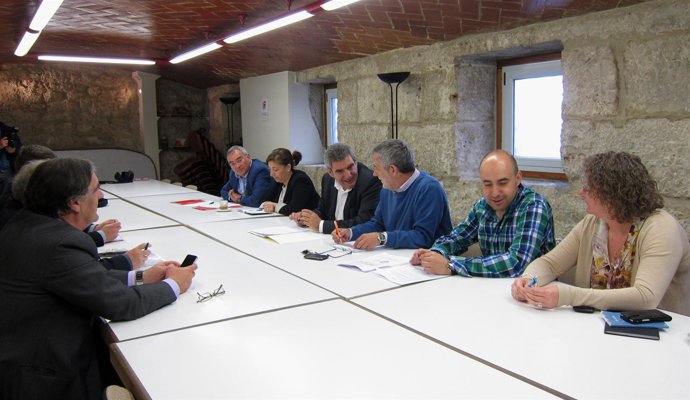 Reunión del PSOE y UGT