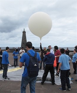 Preparación del globo