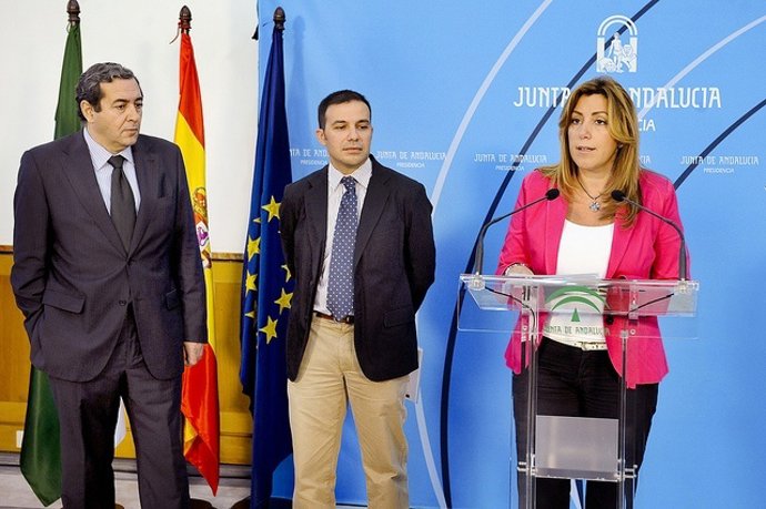 Susana Díaz, hoy en la presentación del ERSA 2013