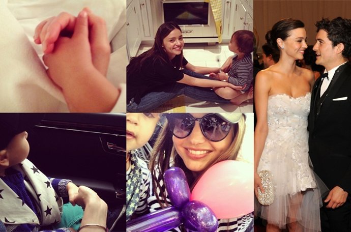 MIRANDA KERR, ORLANDO BLOOM Y FLYNN