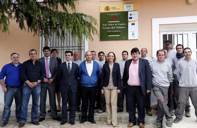 Casero vista Taller de Empleo en Peñas de San Pedro. 