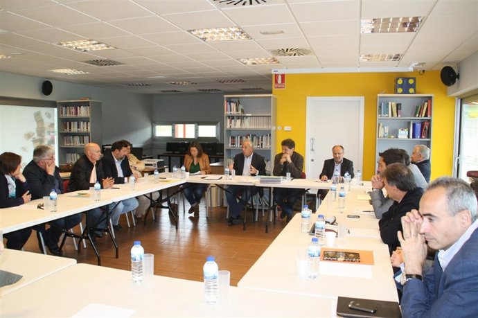 Reunión del PSdeG en A Costa da Morte (A Coruña)