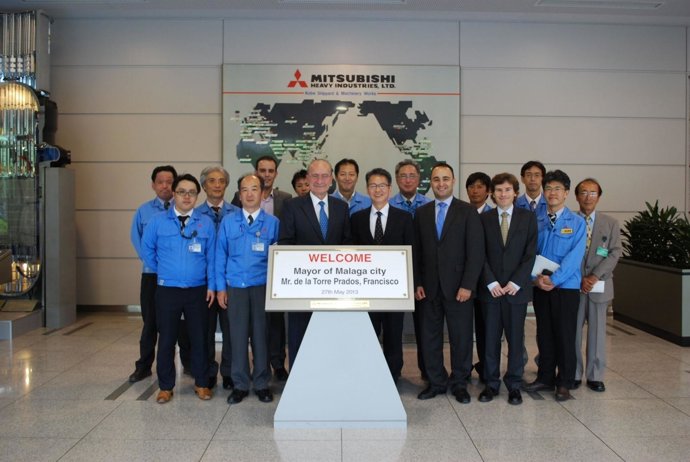 De la Torre visita la central de Mitsubishi Heavy