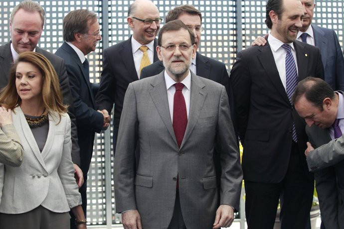 Mariano Rajoy se reúne en Génova con sus barones