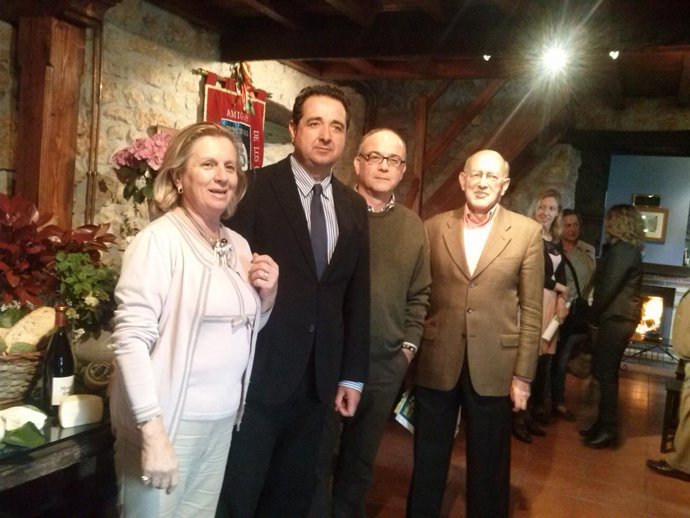 Por la izquierda, Campuzano, Zapico, Brime y Secades, en el acto inaugural.