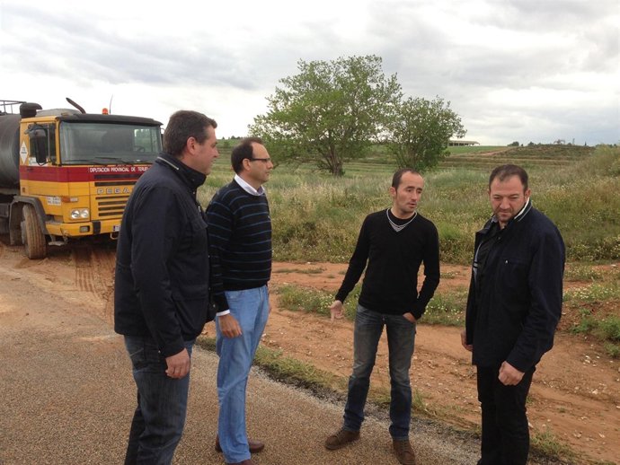 El vicepresidente 2º de la DPT, Ramón Millán, visita Valmuel