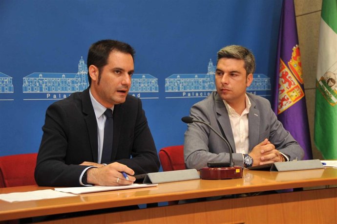 Criado y Lorite en la rueda de prensa