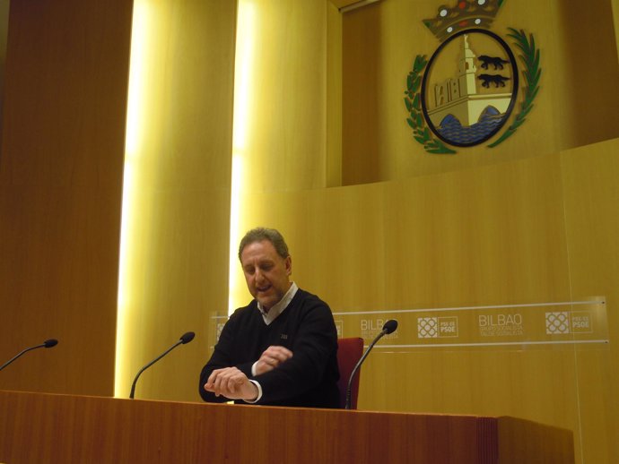 El portavoz del PSE en Bilbao, Alfonso Gil