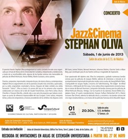 CONCIERTO | Jazz & Cinema, STEPHAN OLIVA | AULA DE MUSICA DE LA UC