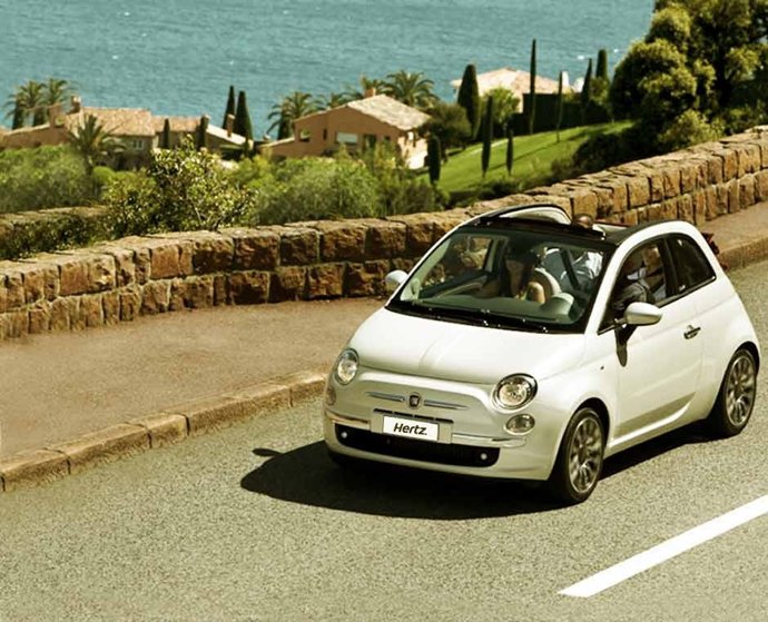Hertz alquila el Fiat 500 Cabrio
