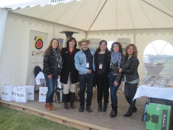 Estand en el aeropuerto de Weeze
