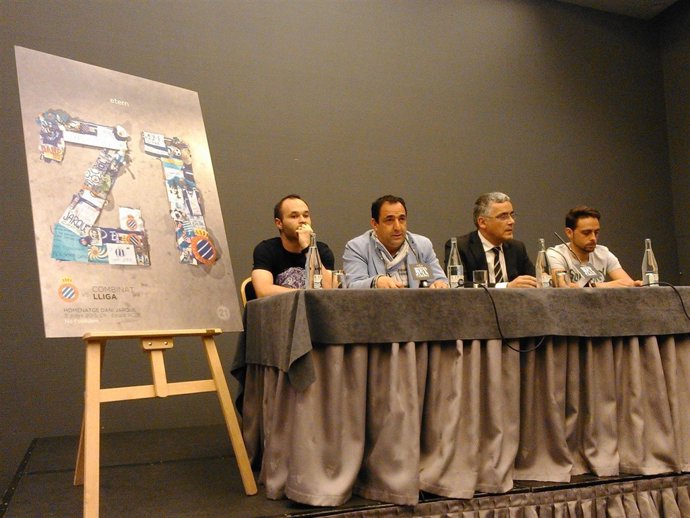 Presentación del partido homenaje a Jarque