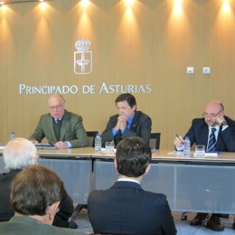 Nicolás Sartorius, Javier Fernández y César Colino