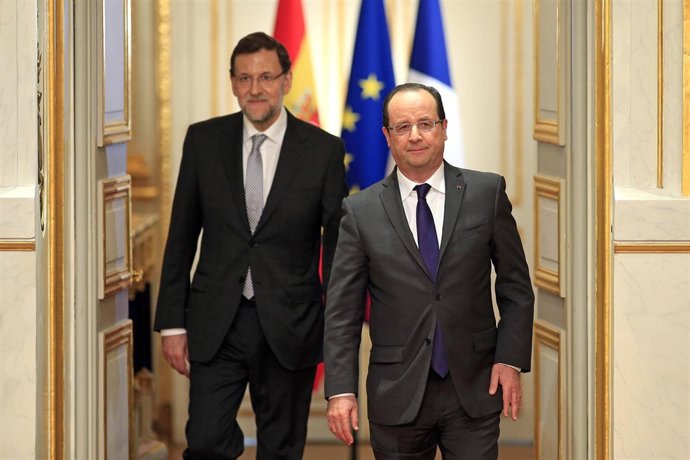 Hollande recibe a Rajoy en El Elíseo