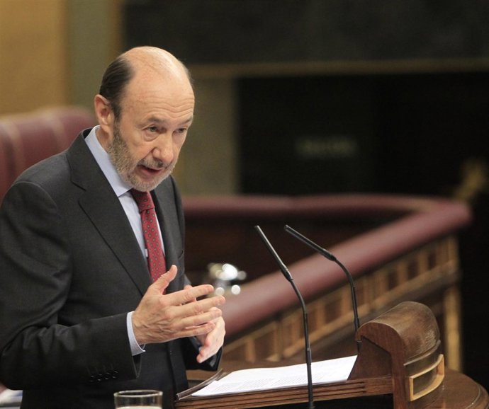 Alfredo Pérez Rubalcaba, En El Congreso