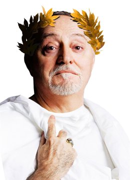 Moncho Borrajo caracterizado para la obra 'Golfus Hispanicus'