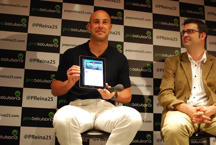 Pepe Reina, presentación de su página web