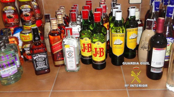 Efectos recuperados en los hurtos en Mombuey (Zamora)