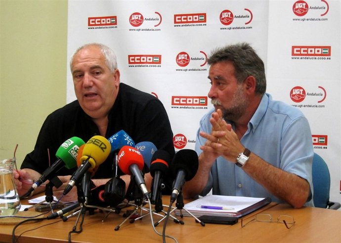 Francisco Carbonero y Francisco Fernández, hoy en rueda de prensa.