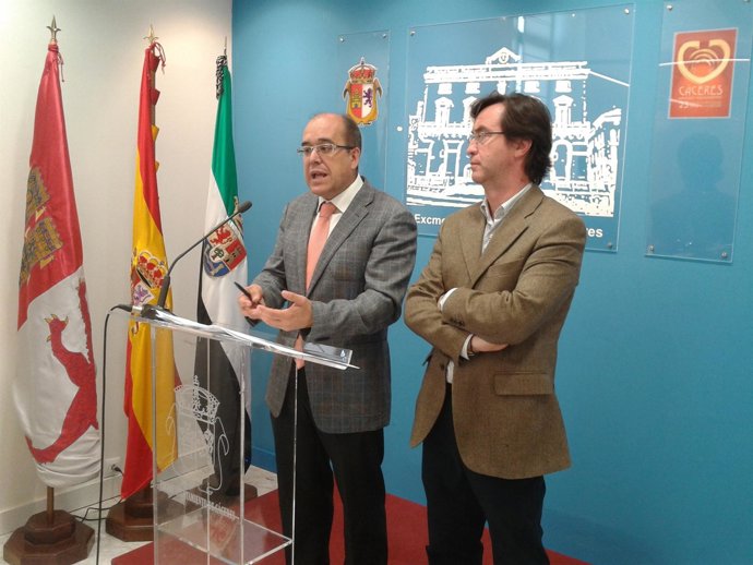 El Portavoz Del Ayuntamiento De Cáceres, Valentín Pacheco
