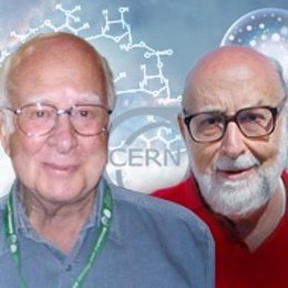 Los físicos Peter Higgs (Reino Unido) y François Englert (Bélgica) 