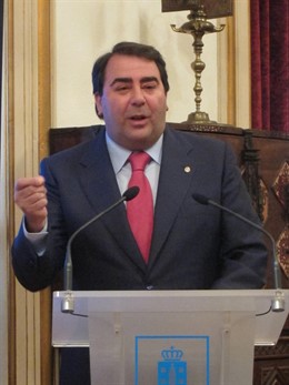 Carlos Negreira en la presentación de Coruña Futura