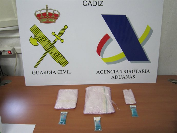 Cocaína incautada en el puerto de Cádiz
