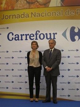 Rafael Arias Salgado (Carrefour) e Isabel García Tejerina (Magrama) 