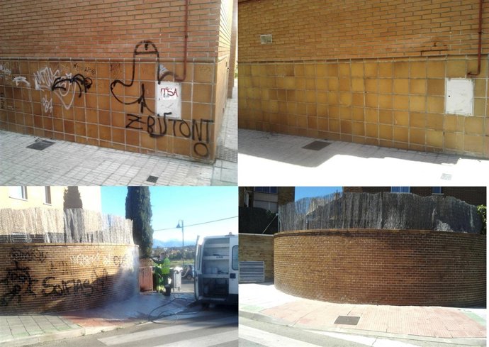 Más De 4.000 Metros Limpios De Graffitis