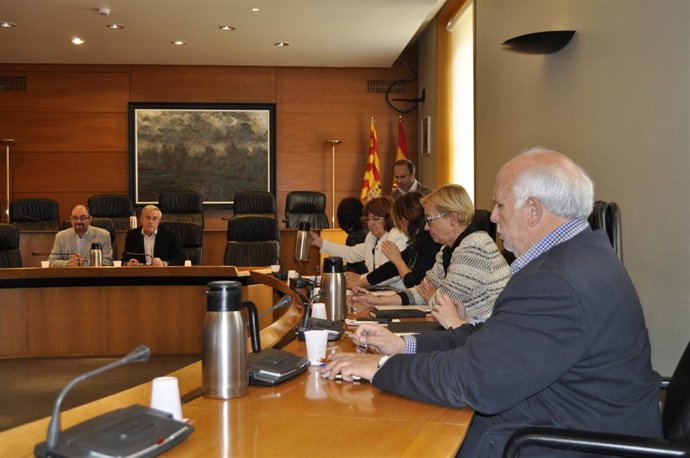 Reunión del grupo Socialista este miércoles en las Cortes de Aragón