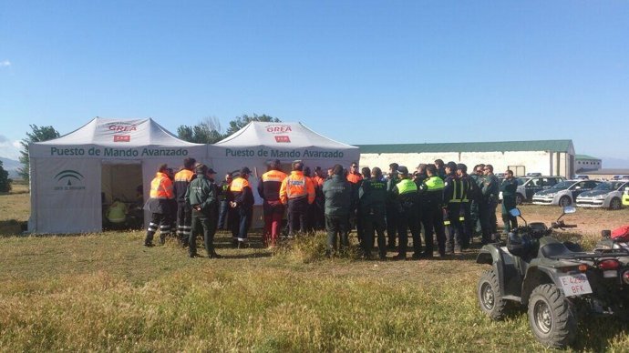 Dispositivo especial desplegado en Huéscar para buscar a un hombre