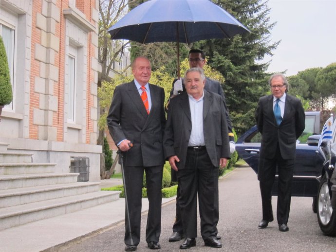 El Rey con el presidente de Uruguay, José Mújica
