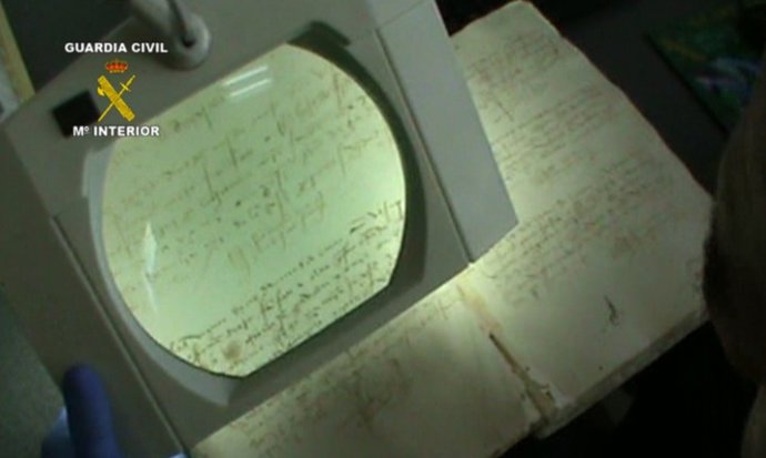 Manuscritos robados en Villamartín 