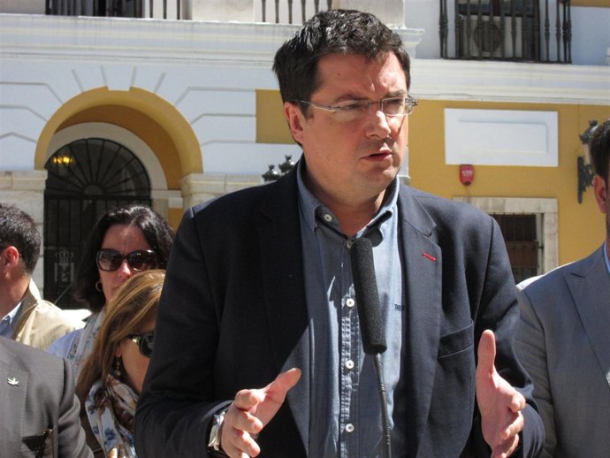 Óscar López, PSOE, en Badajoz