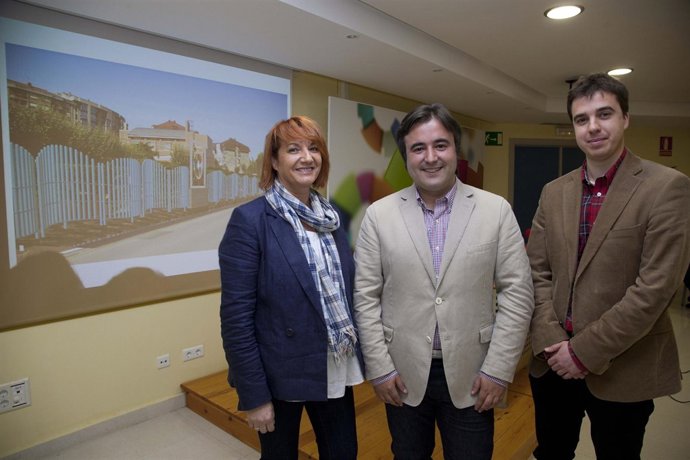 Presentación del nuevo cerramiento que sustituirá al mural de Cros