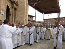 Daroca ha celebrado la festividad del Corpus con la procesión de los Corporales