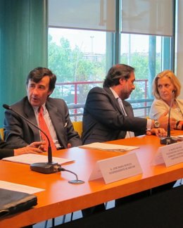 Manuel Beltrán, Ángel Asensio y Concepción Dancausa