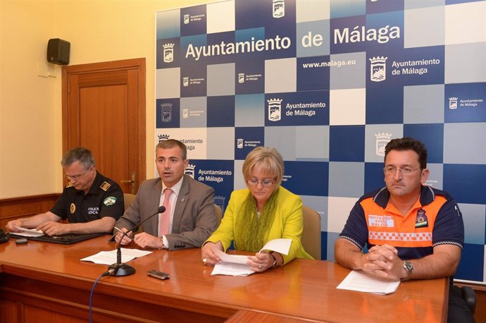 Presentación del servicio de seguridad en las playas de Málaga