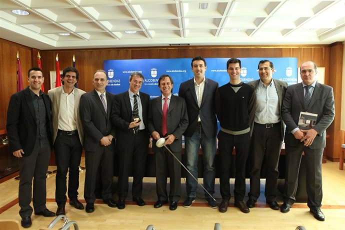 Presentación del Campeonato Nacional de Esgrima, que acoge Alcobendas