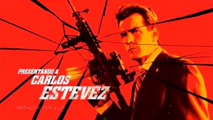 Charlie Sheen en Machete Kills