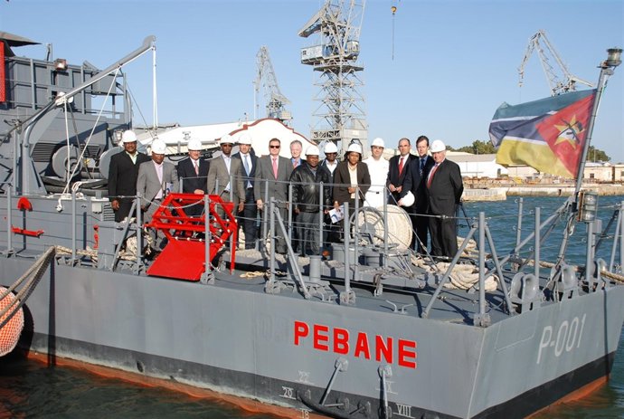 Navantia entrega a la Marina de Mozambique el navío 'Pebane'