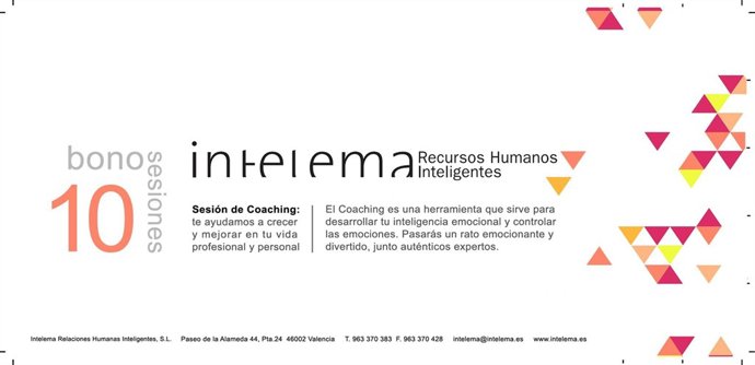 Bono remitido a Fabra por la consultora valenciana Intelema.