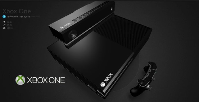 Xbox One, vista desde cualquier ángulo con este modelo 3D