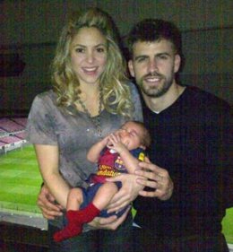Shakira, Piqué y Milan