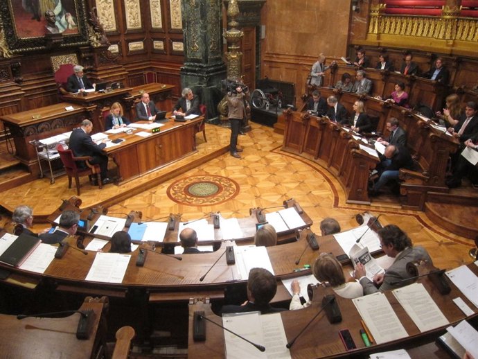 Pleno del Ayuntamiento de Barcelona