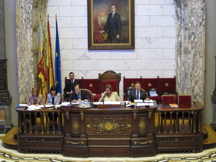 Barberá en el pleno 