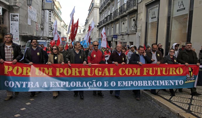 Huelga general en Portugal contra las medidas de austeridad