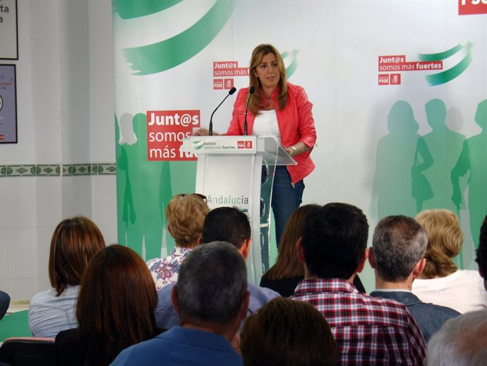 Susana Díaz, en Carboneras (Almería)